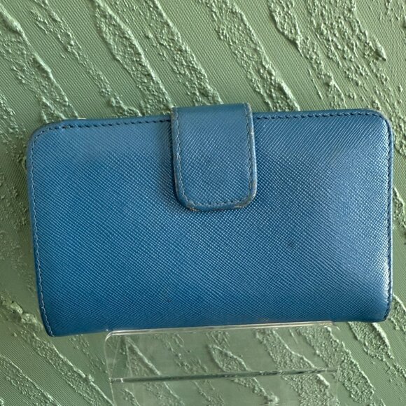 Prada Blue Leather Wallet - Picture 3 of 7